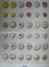 resin-metal buttons