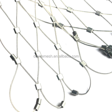 Stainless Steel Rope Mesh Stair Railing