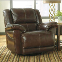Contrary stitching Brown and Black recliner Sofas-YR0160-1R
