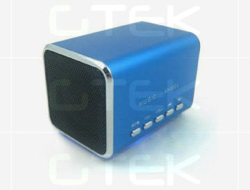 Cd Portable Digital Speaker , Usb Cable Aluminum Travel Speaker