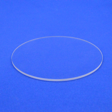 Customized HF Round Flat Quartz Plate Glass Disc Sheet