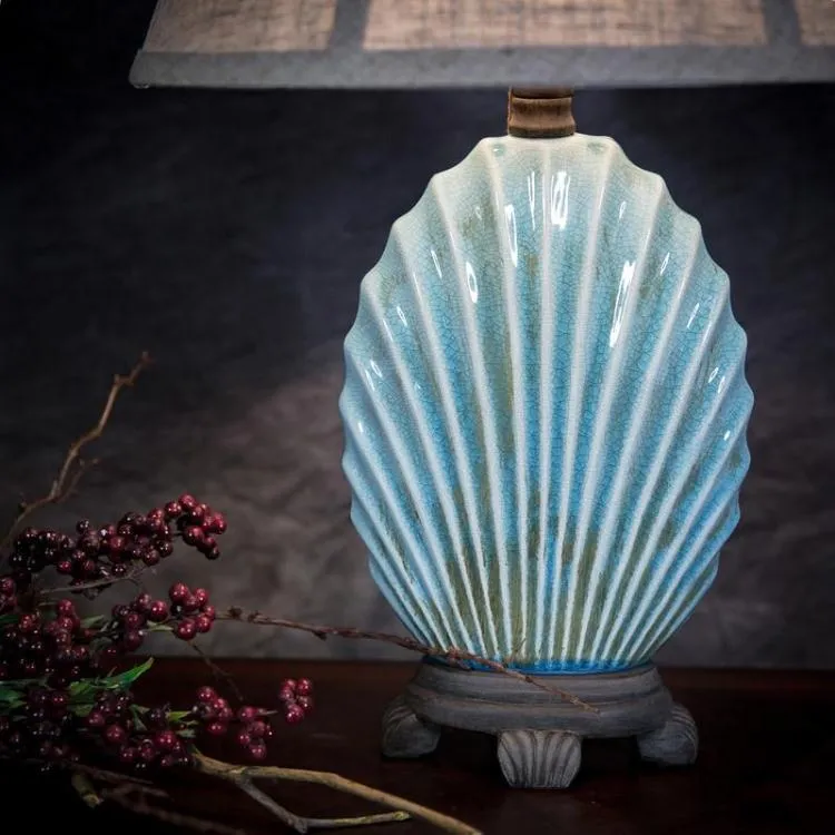 Elegant Vintage Ceramic Table Lamp for Bedroom Decor