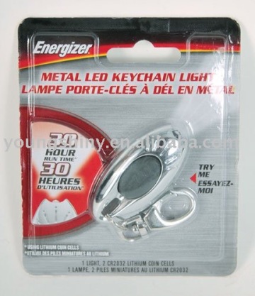 Metal LED Keychain Light