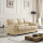 Italian Coaster 3-Piece Leather Sectional Sofa Set