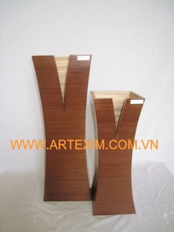 , Lacquer vase, pressed bamboo vase, coiled bamboo vase, rolling bamboo vase,bamboo Vase, Laminated Bamboo Vase, Bamboo Flower pot