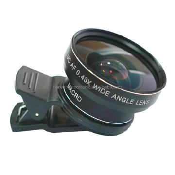 mobile phone lens with lens clip