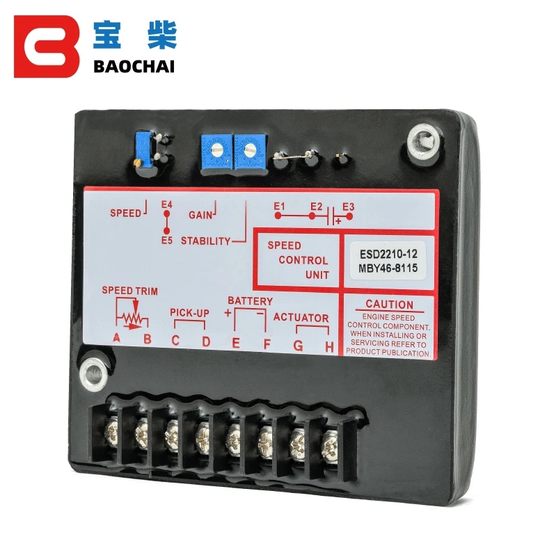 Regulador Electrónico Velocidad Motor Diésel ESD2210 - Control Unit Para Generadores, 12V O 24V, Automático