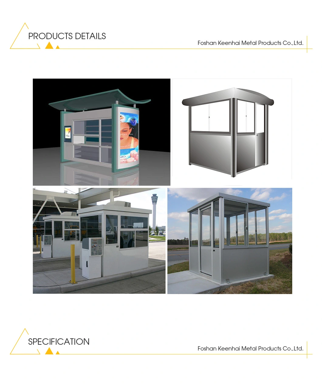 Stainless Steel Portable Toll Booth for Ticket