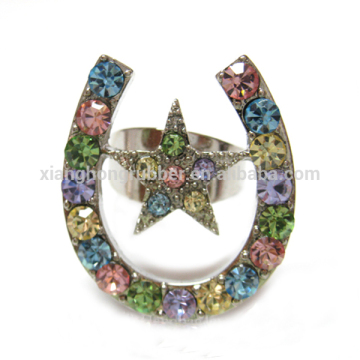Fashion Western Theme Star Multi Stone Rings