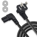 Universal 2 Prong Angle Power Cord