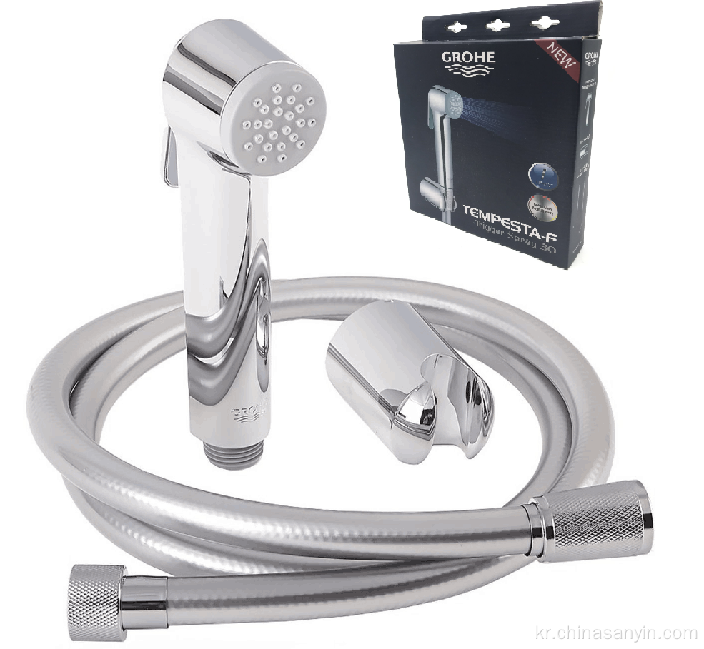 닝보 Yuyao Gaobao 플라스틱 위생 도자기 공장 욕실 액세서리 Shattaf 비데 스프레이