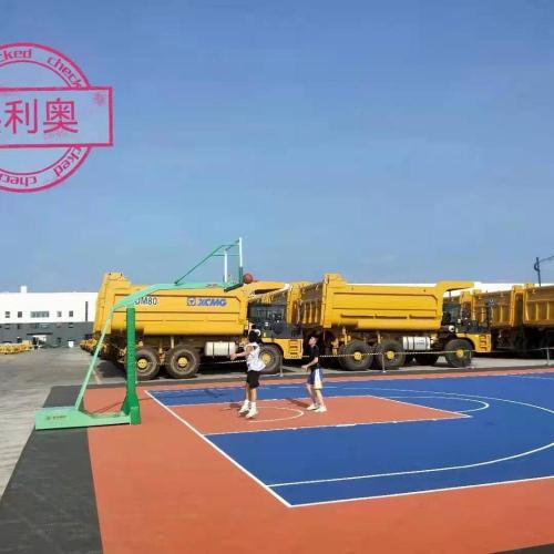 Bóng rổ Half Court 28 x 28 Sàn nhà cầm tay PP lồng vào sàn thể thao sân thể thao cho sân bóng rổ