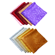 White Damask Cloth Table Napkins for Restaurant Wedding Banquets