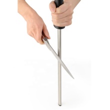 ABS Handle Professional Diamond Knife Sharpener Rod Steel