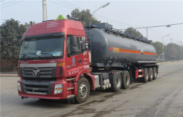 Corrosive Sulfuric Acid Tanker Semi Trailer