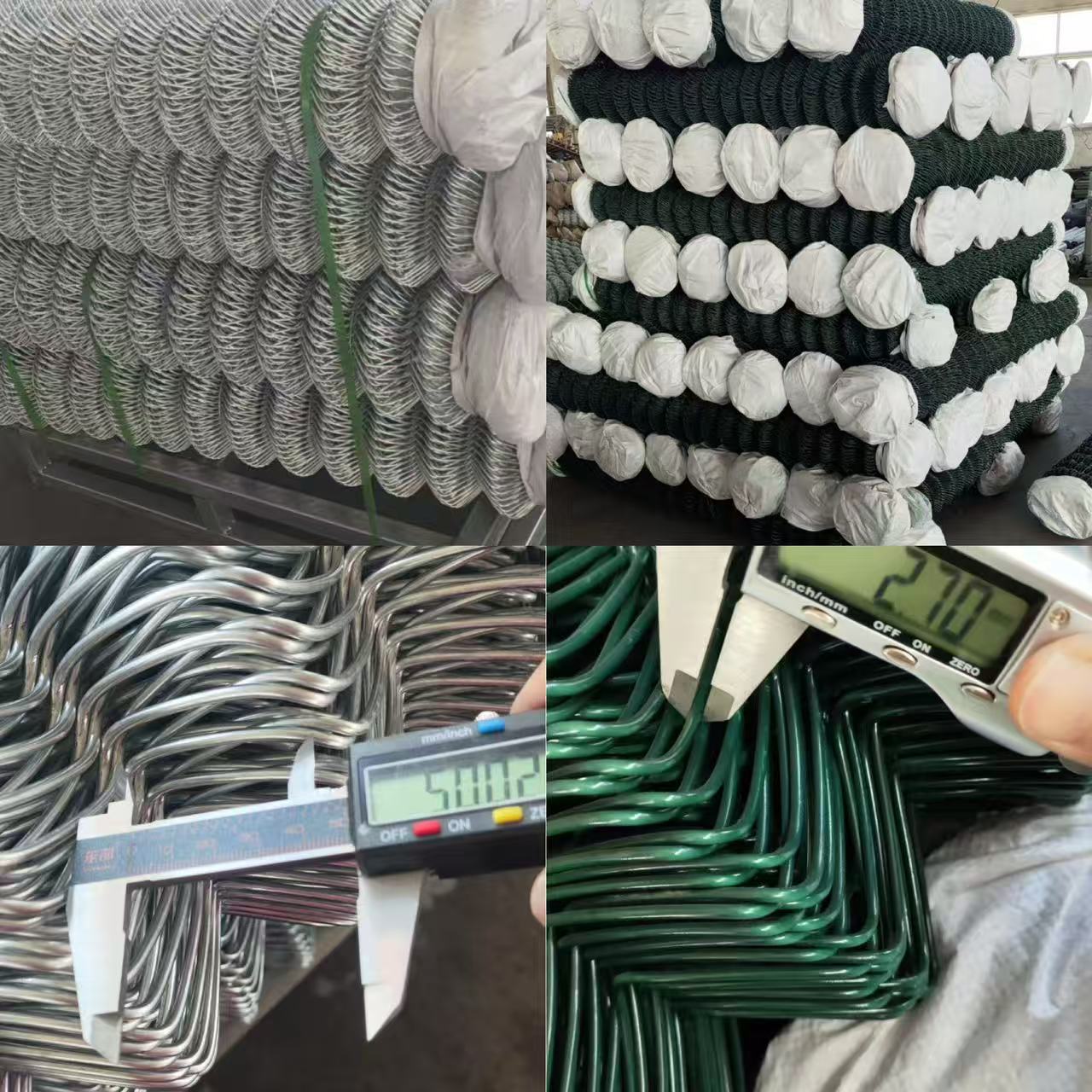 Applicazione di recinzioni a maglie di catena in campi sportivi e fabbriche