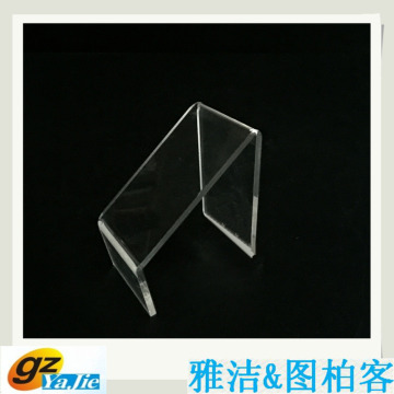 clear acrylic slant shoe riser