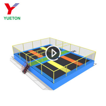 Industrial Freestyle Indoor Trampoline Park Rental China