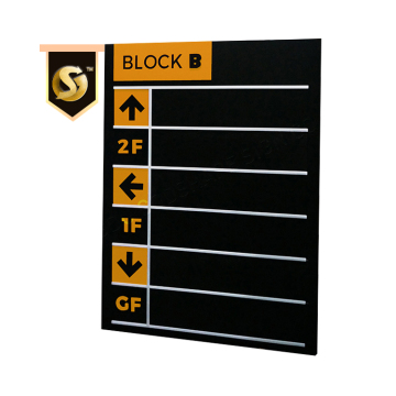 Custom Wayfinder System Office Directory Board