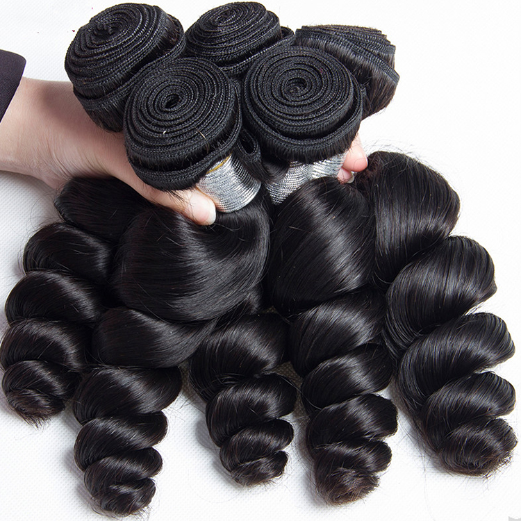 9a grade top quality virgin brazilian loose wave hair spiral curl human hair bundles