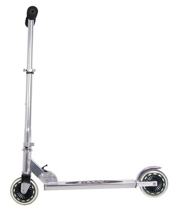 Halv stål halva aluminium scooter