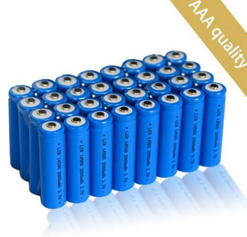 2000mAh Lithium Ion Rechargeable AA Batteries and Charger