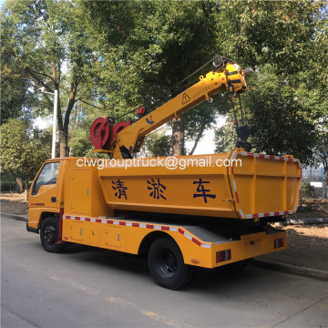 Multi-fuctional 4.5 ton river gully dredge cleaning truck