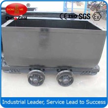 Single-side Curved Rail Dumping Mine Car