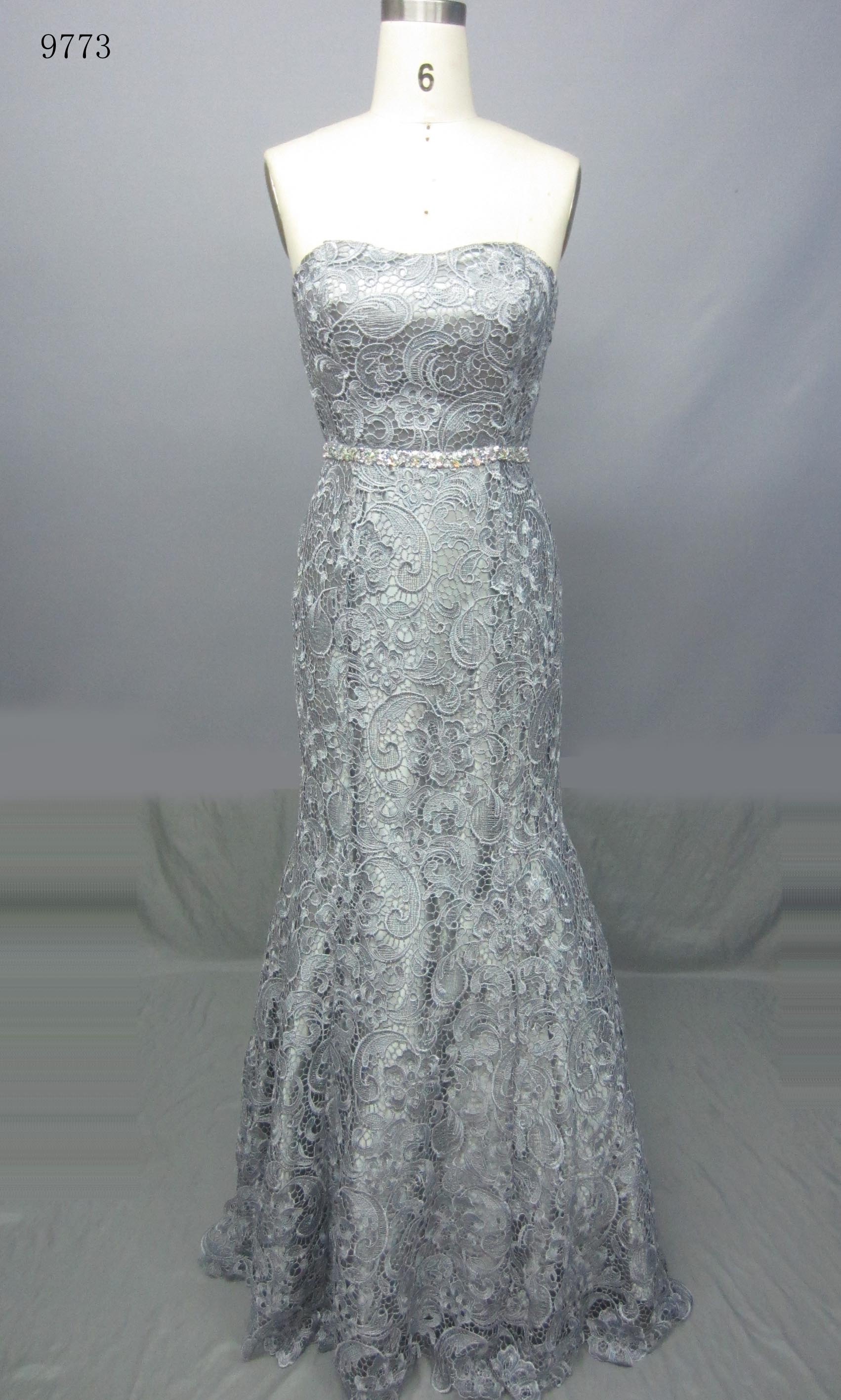 Long Wedding Dresses Grey