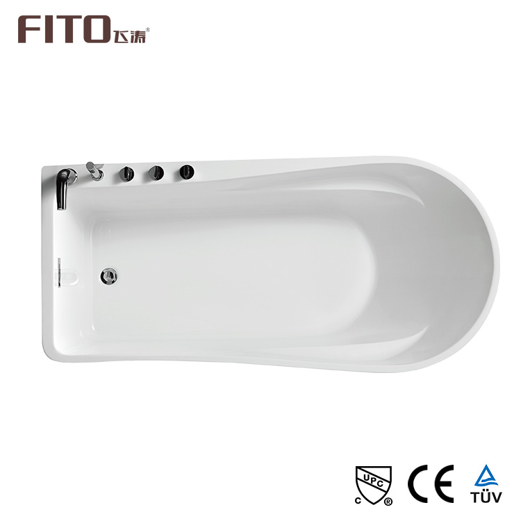 Wholesale China 1700X800X590MM Indoor Tub White Adult Freestanding Soaking Bathtub