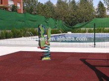 Recycled playground rubber tile made in China