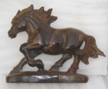 gemstone horse figurine carvings