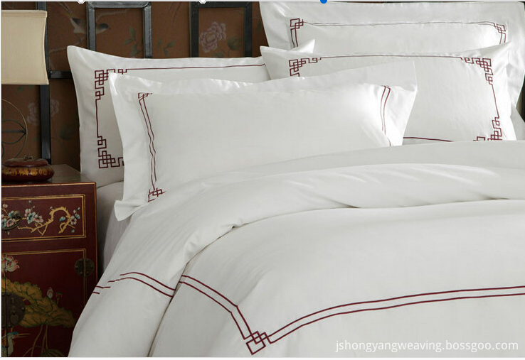 Brown Embroidery Bed Set