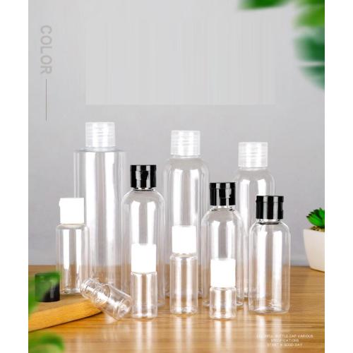 PET transparent bottle cosmetic clamshell bottle