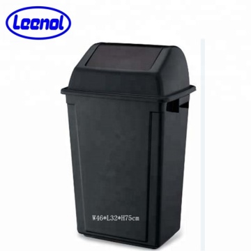 LN-15028 Black ESD Plastic Waste Bin With Cover