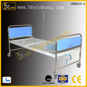 Stainless Steel Single Crank Manual Bed