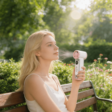 Customizable Handheld Fan with Logo Print and Brushless Motor