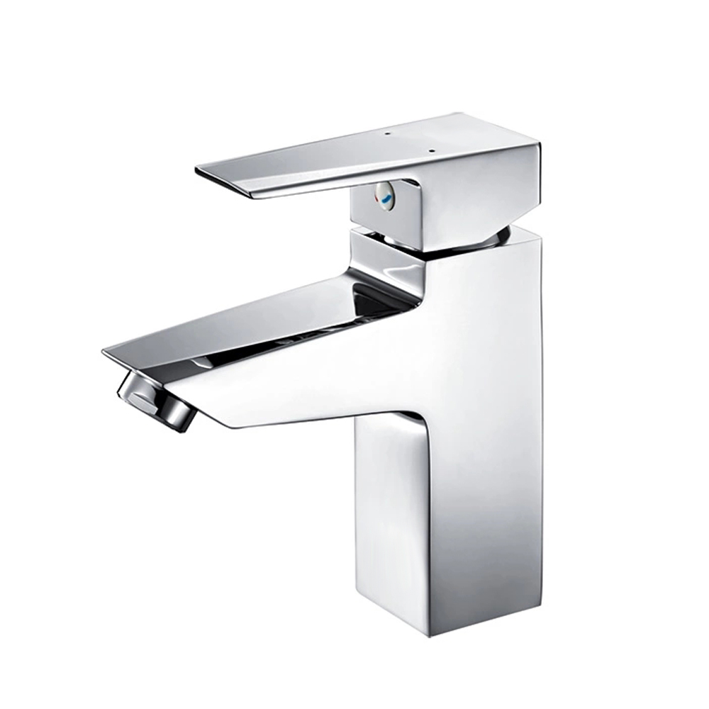 Robinet de lavabo de salle de bain design moderne en nickel brossé sanyin le plus vendu