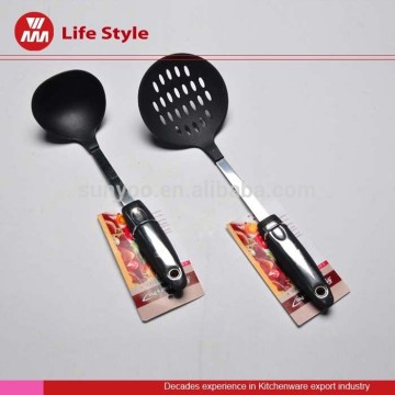 Best selling cook ware nylon utensils ladle and skimmer set kitchen accessories