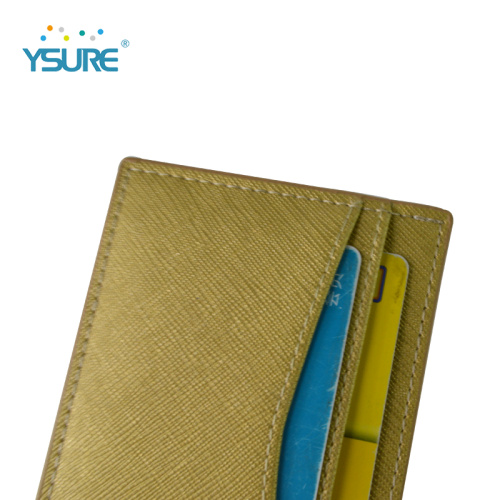 Cheap Front Pocket Pu Leather Credit Card Holder