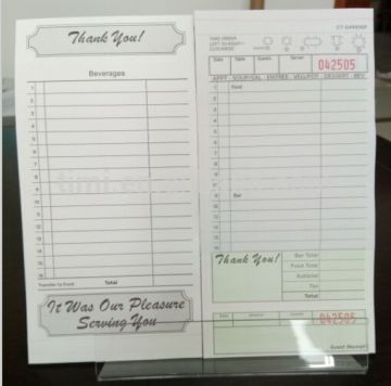 CT-G4900SP Guest Check Holders