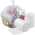 Sac poubelle transparent de 8 gallons robuste