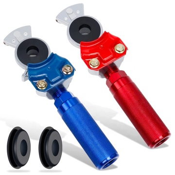 Emergency Glad Hands and Anodized Aluminum Extension Handles Grip Set for Semi Trailers & RVs