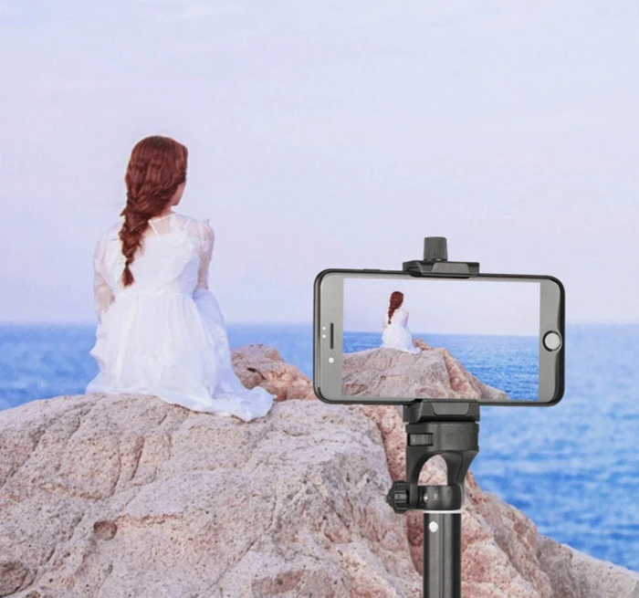 Fishing Lamp Holder Camera Cell Phone Remote Tripod for Travel