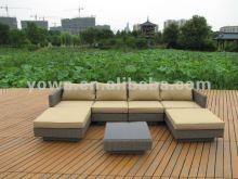 YHA089 HALF ROUND RATTAN SOFA SET