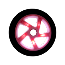 Mobility scooter skateboard light wheel