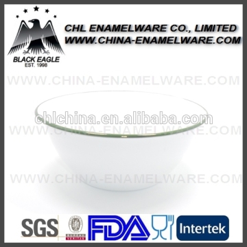 Sublimation size assorted enamel salad bowl set