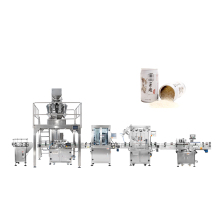 New Arrival Grain Fill Line Frozen Fruit Packaging Machine for Plastic Can Cereals