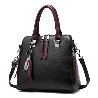 2021 New Fashion Simple Ladies Leather Handbag