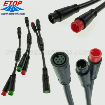 Conjuntos de cabos de conectores de divisor de bicicleta
